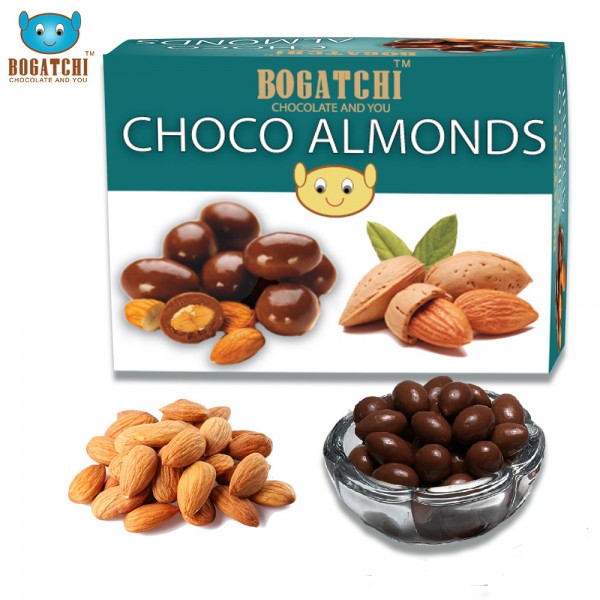  Chocolate Coated Almonds, Rich Dark Chocolate Coated Dry Fruits,  100 grams